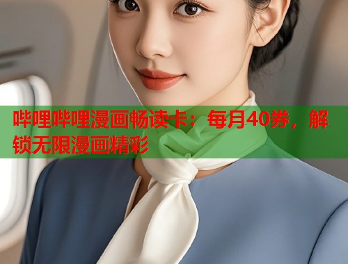 哔哩哔哩漫画畅读卡：每月40券，解锁无限漫画精彩