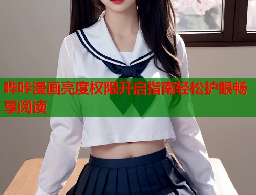 哔咔漫画亮度权限开启指南轻松护眼畅享阅读