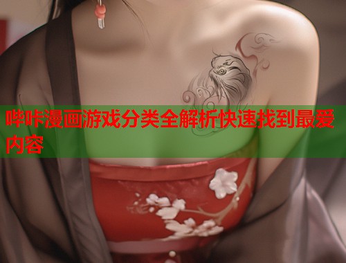 哔咔漫画游戏分类全解析快速找到最爱内容